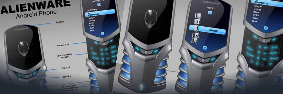 Dial-a-Phone - Alienware phone concept